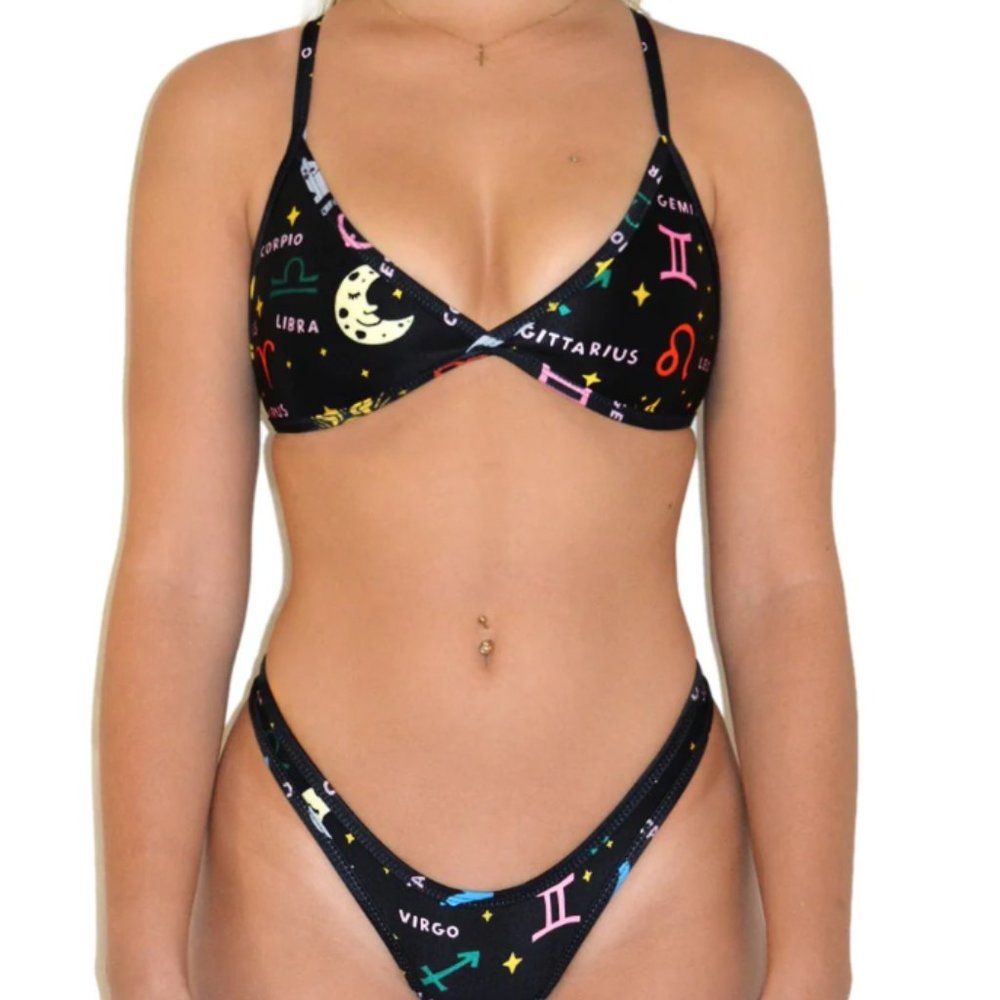 Hoaka x Pony Karma Pony Astrology Bikini Set